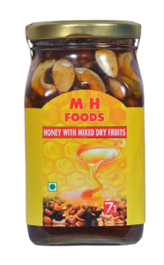 Honey with Mixed try fruits(500gm)